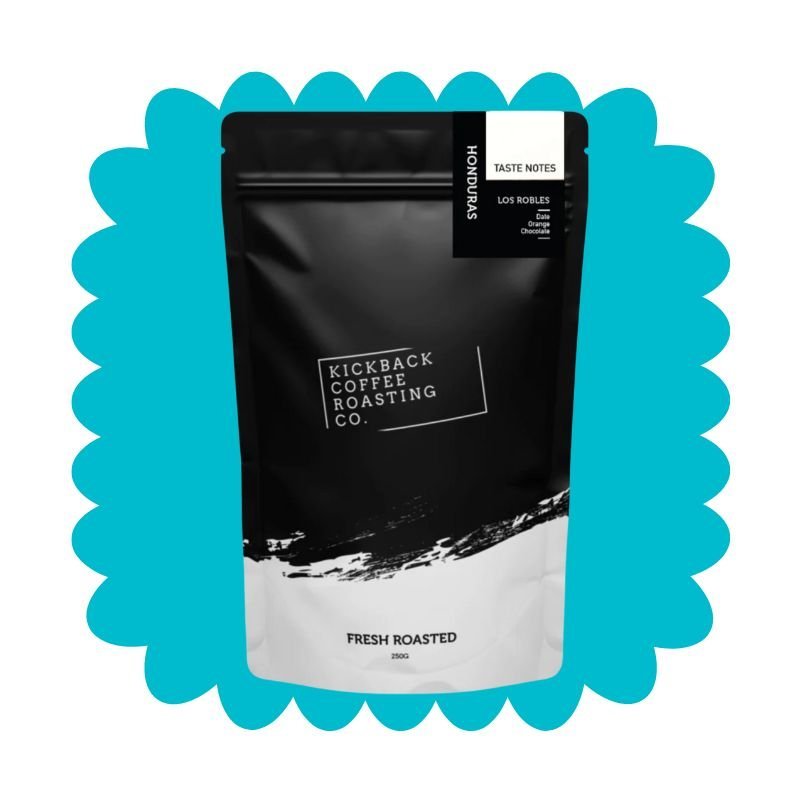 Kickback Coffee Roasting Co coffee bag