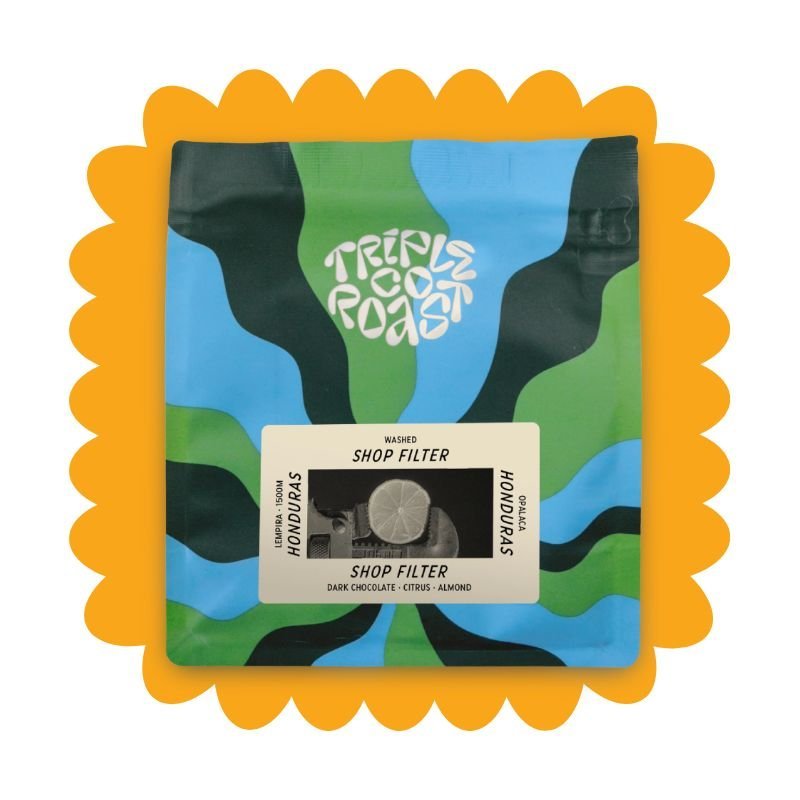 Triple Co Roast coffee bag