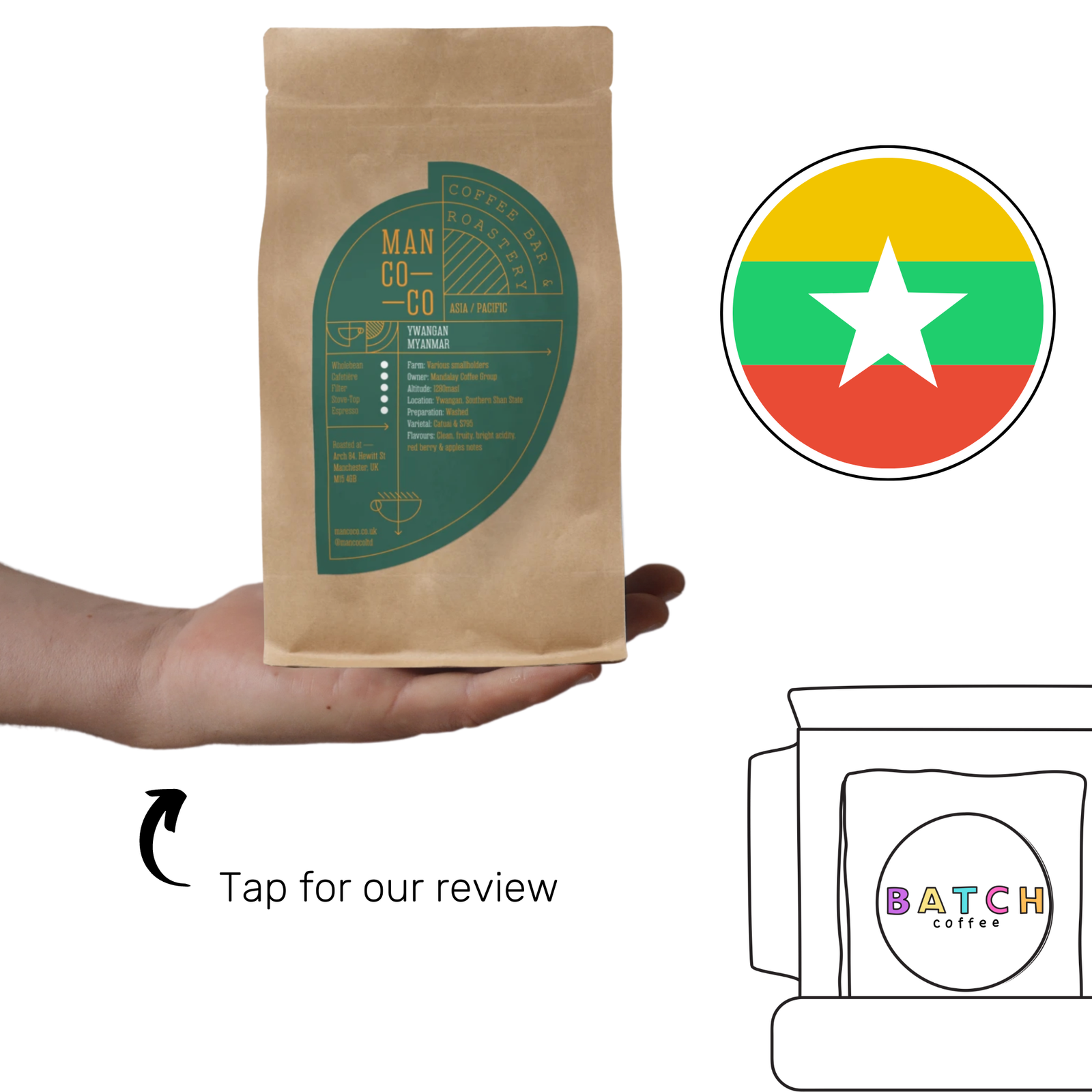 Mancoco Coffee Roaster | Ywangan | Myanmar. (Copy)