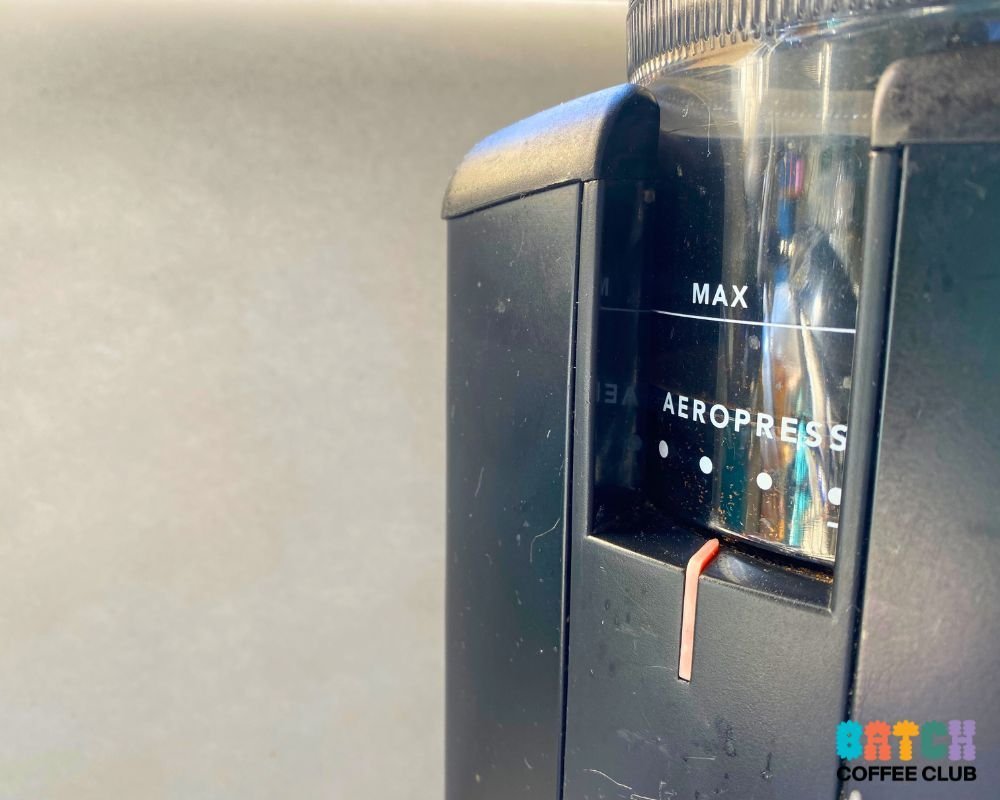 Aeropress Grind Size 1 Aeropress Grind Size on Grinder