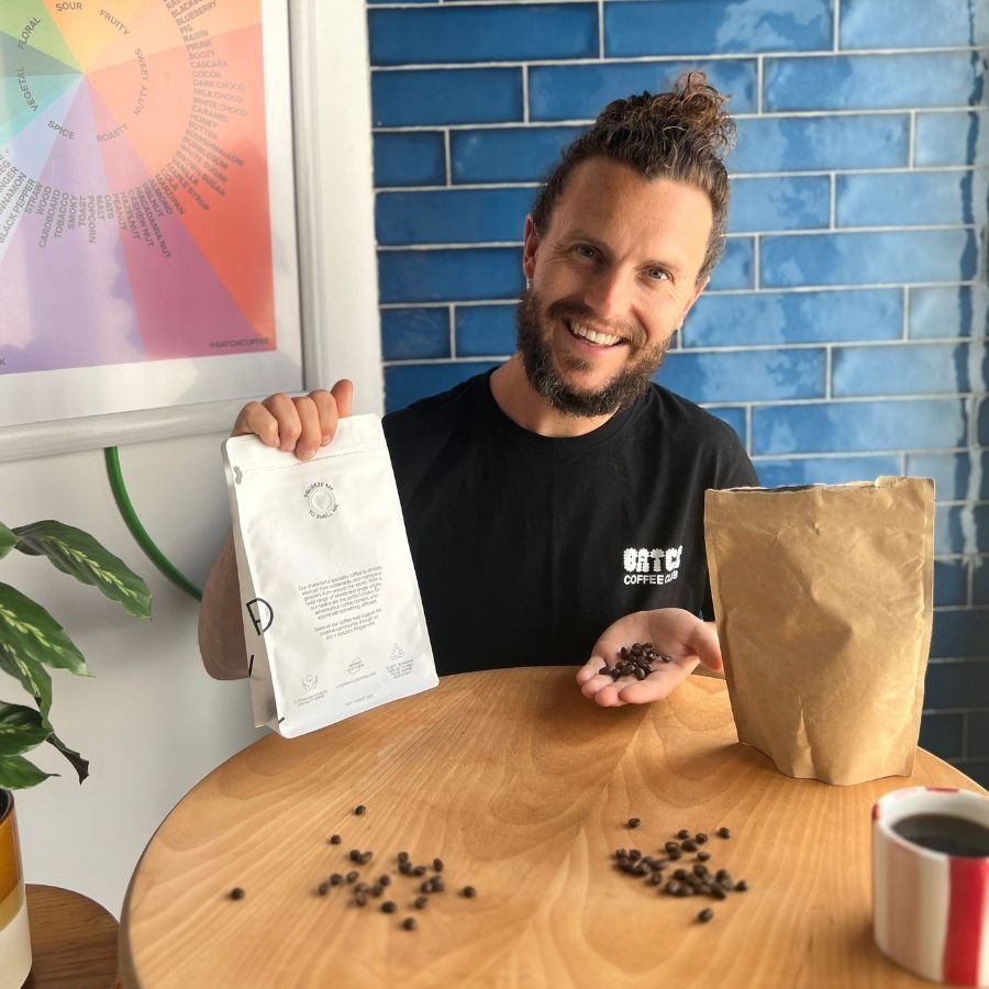 Tom trying strong coffee