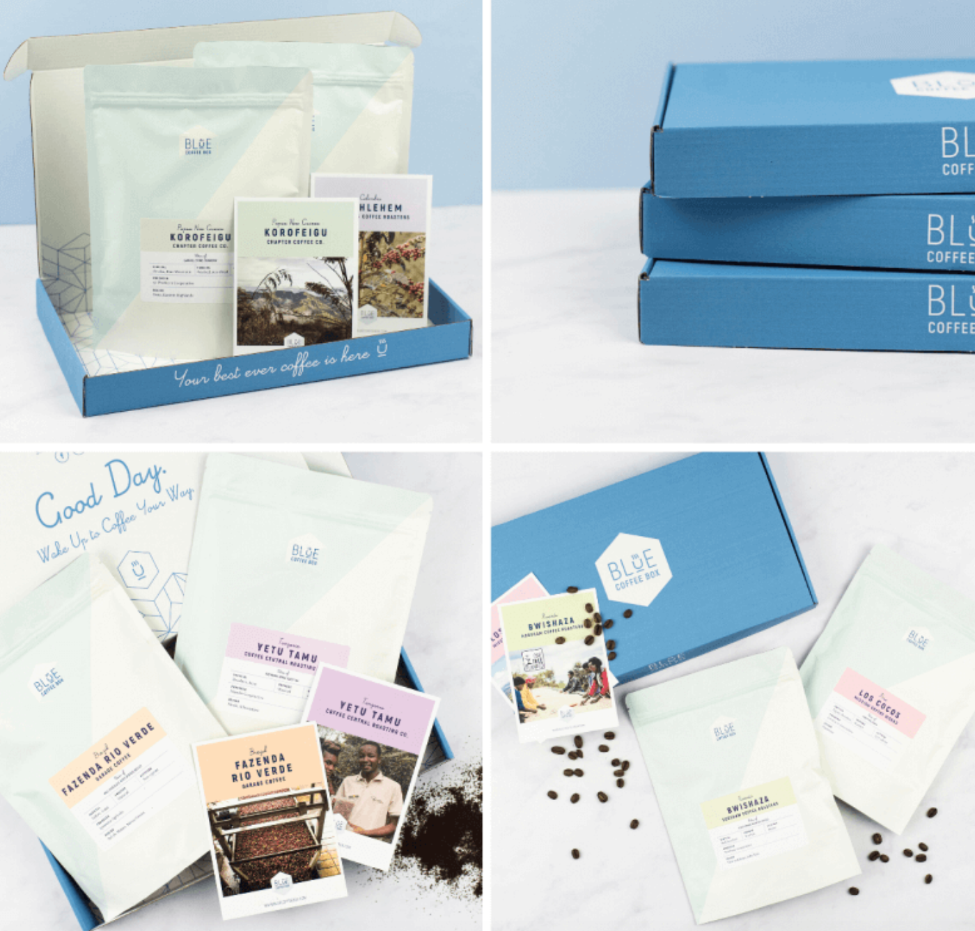 Blue Coffee Box Ground Coffee Subscription UK