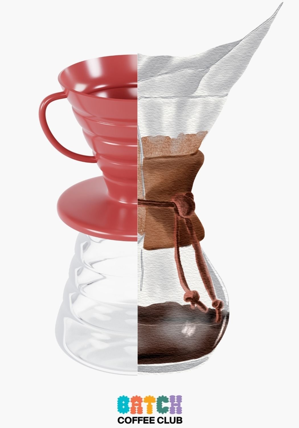 Chemex and V60 pour over makers