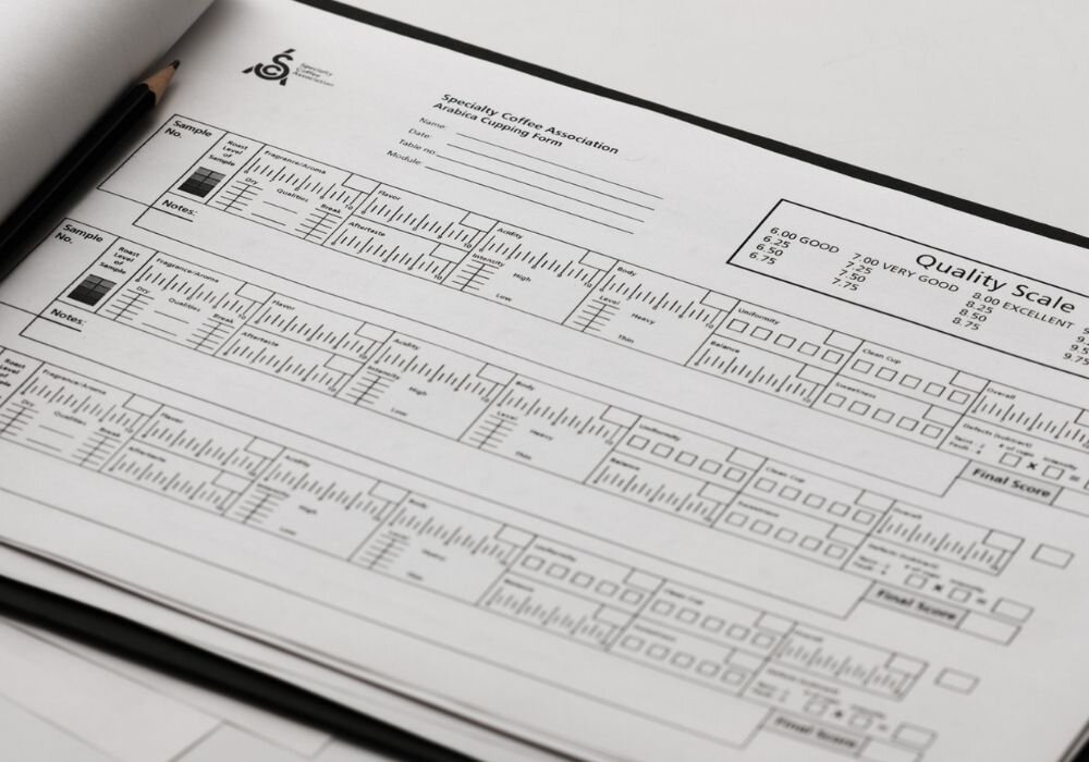 CoffeeCuppingScoreSheet The Low Down on Low Acid Coffee