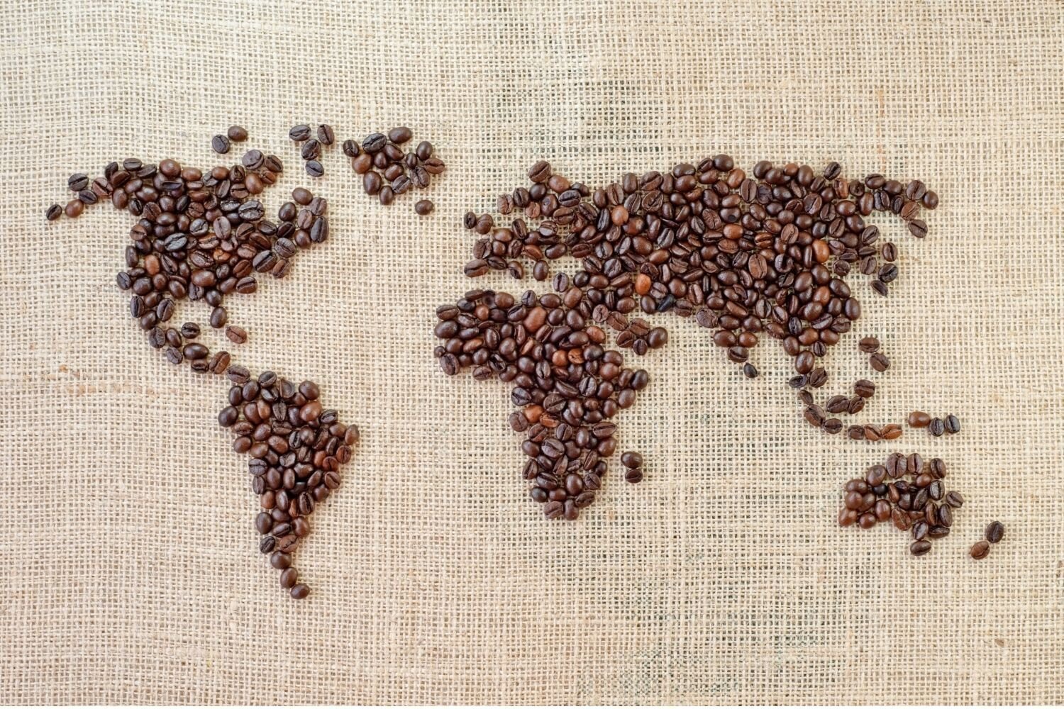 Coffee Growing Map | Types of Coffee Bean