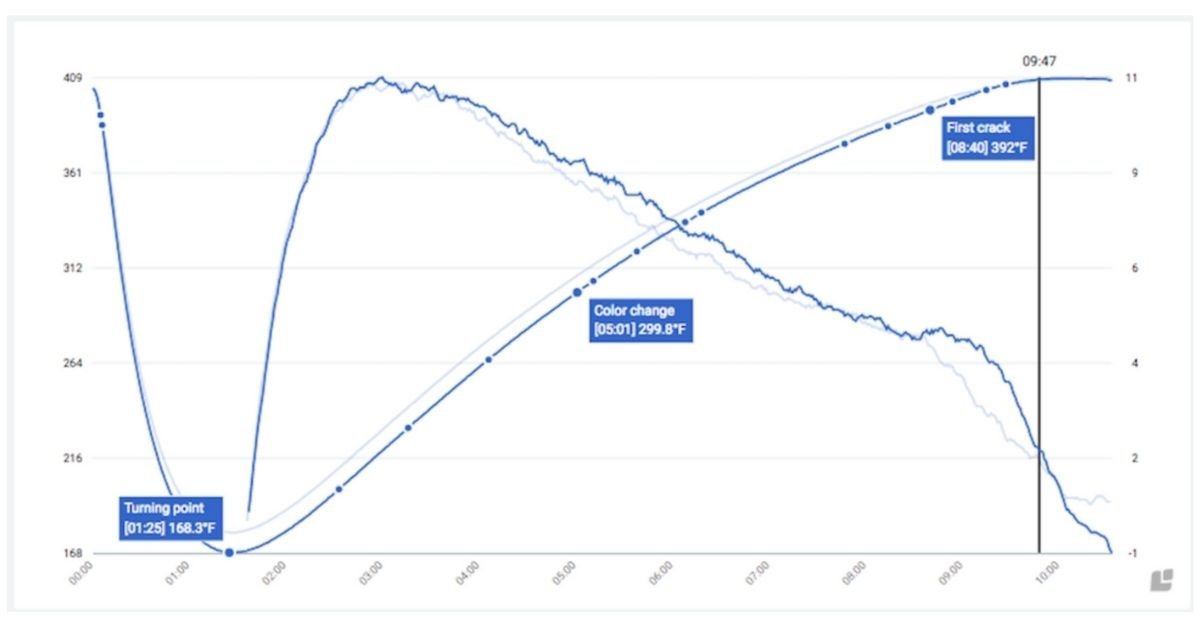 Coffee Roasting Curve