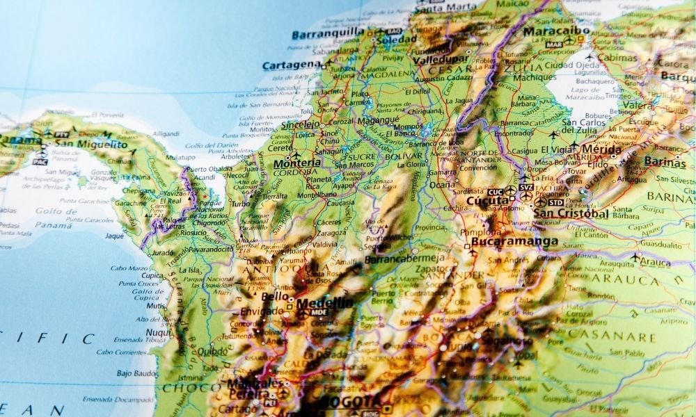 ColombianCoffeeMap Colombian Coffee: From Mountain to Cup