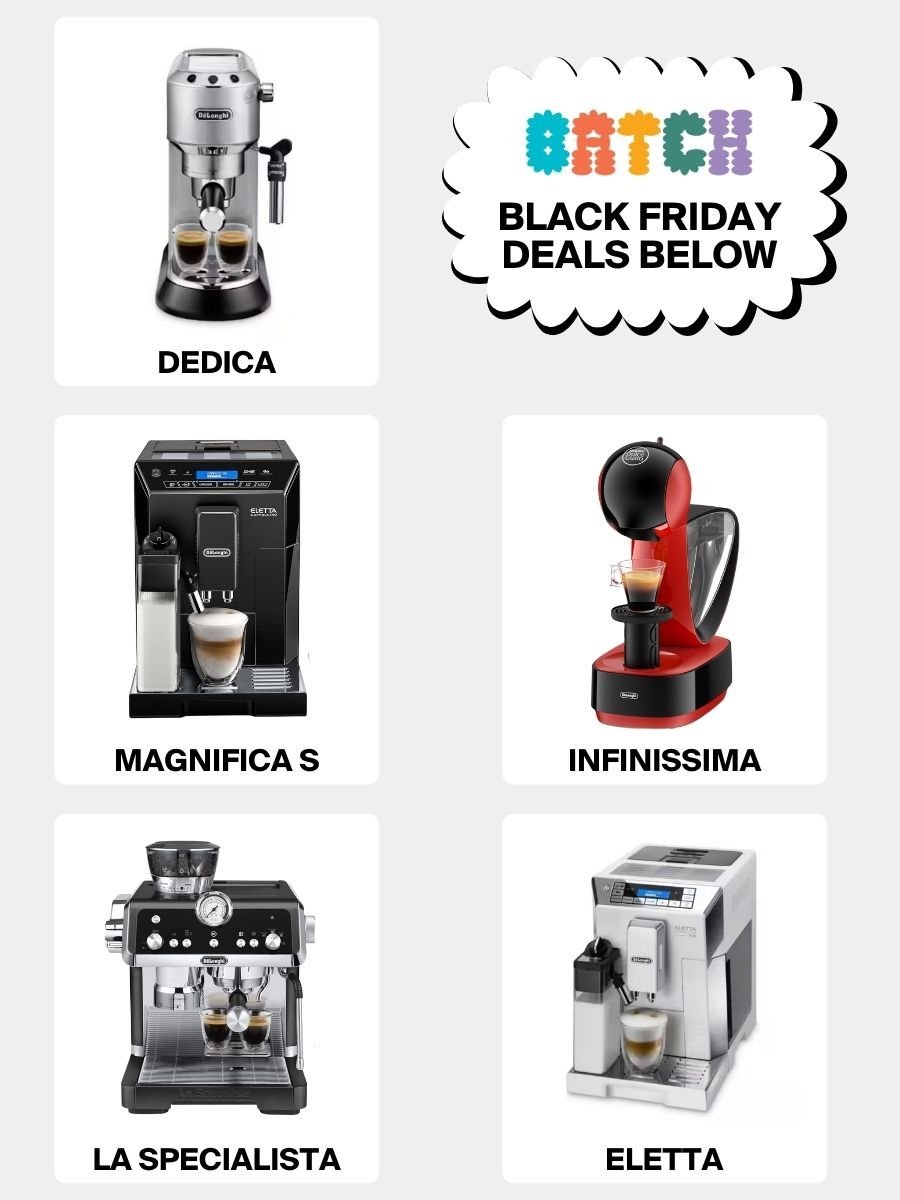 DelonghiBlackFridayDeals Black Friday Coffee Machine Deals 2025