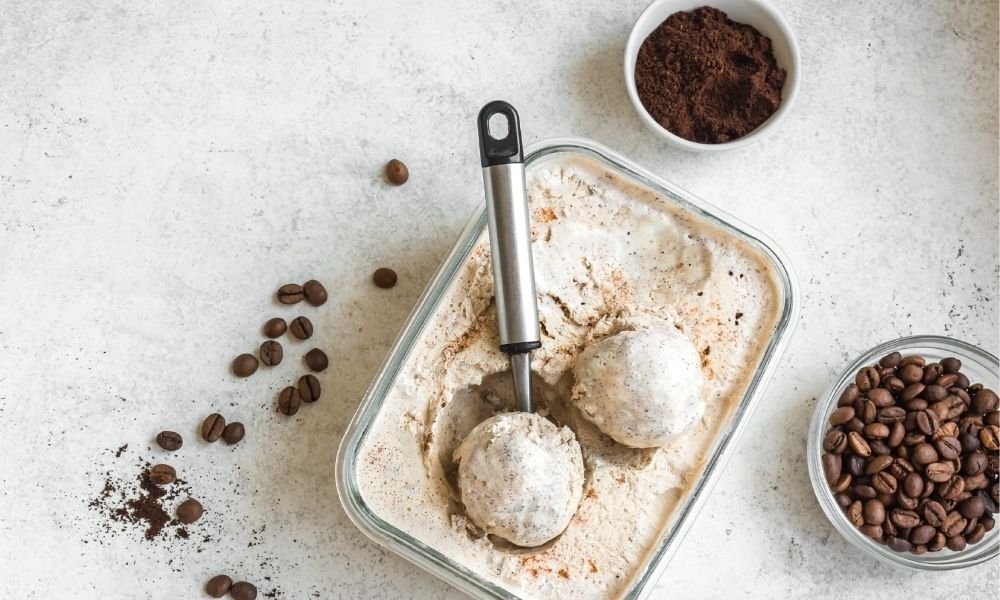 EdibleCoffeebeansonIceCream Can You Eat Coffee Beans?