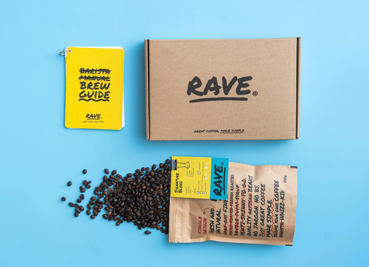 Rave Ground Coffee subscription service
