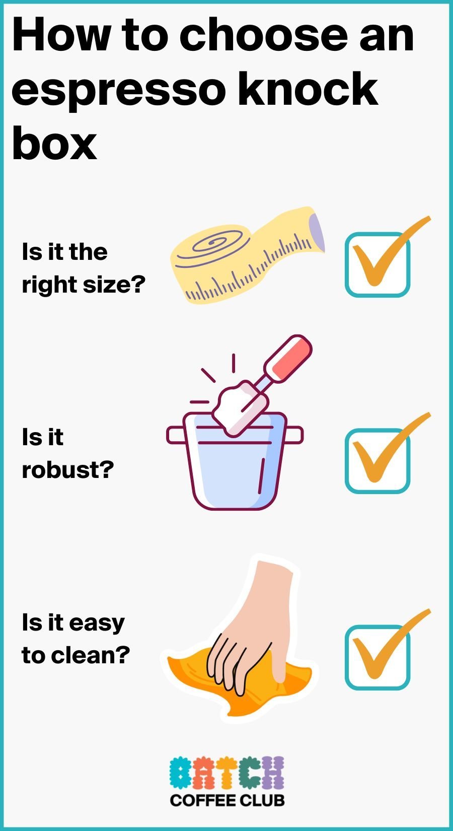 What makes a good espresso knock box