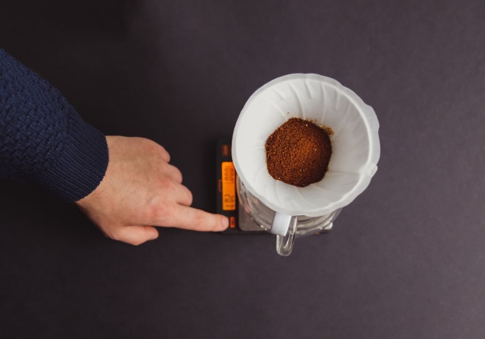 coffeegroundinapourover How Much Coffee in a Pour Over?