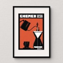 Chemex Coffee Print